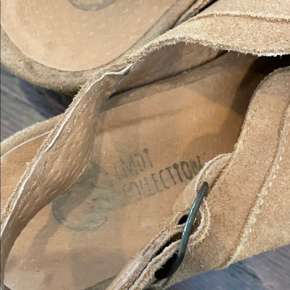 LMDI Collection Girls Brown Suede Studded Clogs - Picture 5 of 6